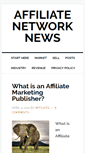 Mobile Screenshot of affiliatenetworknews.com